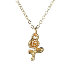 Load image into Gallery viewer, Women's Cross Dolphin Drop Necklace For Female Moon Key Five-pointed Star Girls Gold Color Necklace Anniversary Jewerly Gifts