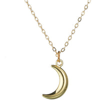 Load image into Gallery viewer, Women's Cross Dolphin Drop Necklace For Female Moon Key Five-pointed Star Girls Gold Color Necklace Anniversary Jewerly Gifts