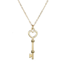Load image into Gallery viewer, Women's Cross Dolphin Drop Necklace For Female Moon Key Five-pointed Star Girls Gold Color Necklace Anniversary Jewerly Gifts